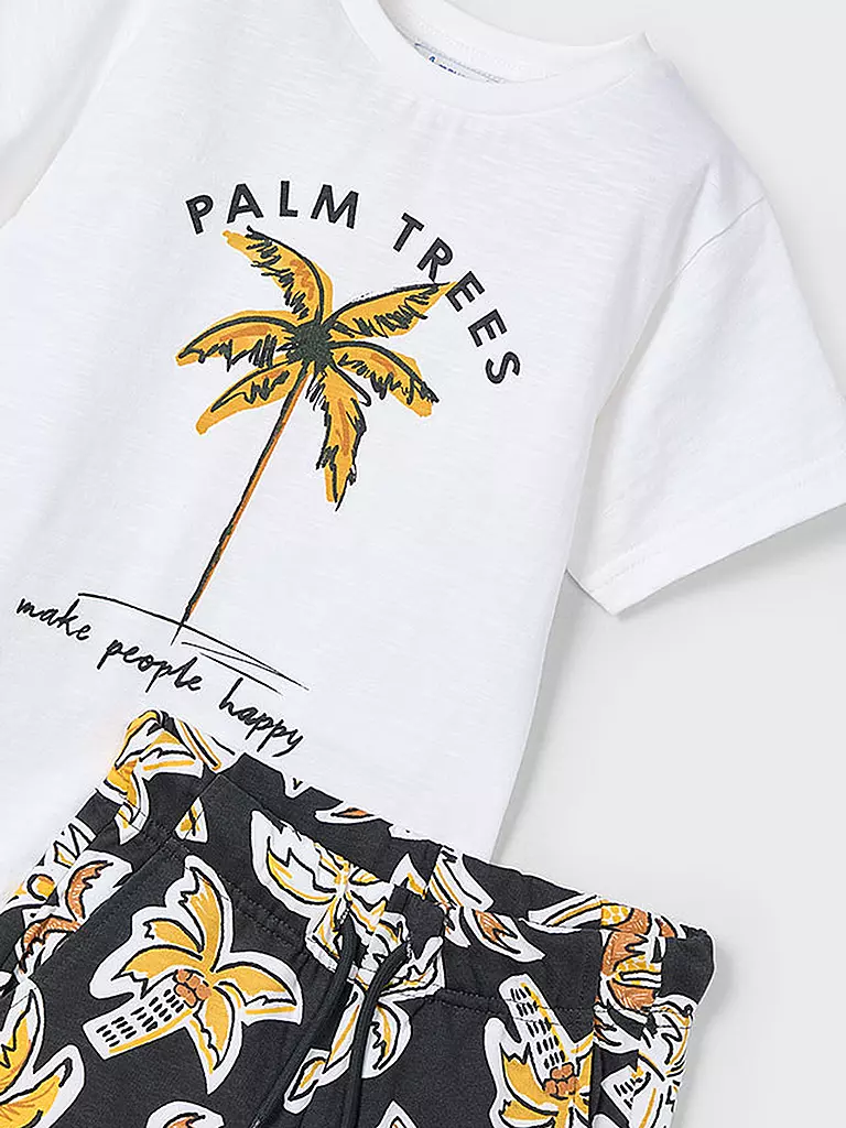 MAYORAL | Jungen Set 2-teilig T-Shirt und Shorts | weiss