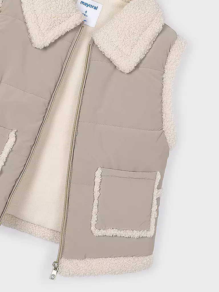MAYORAL | Mädchen Gilet  | beige