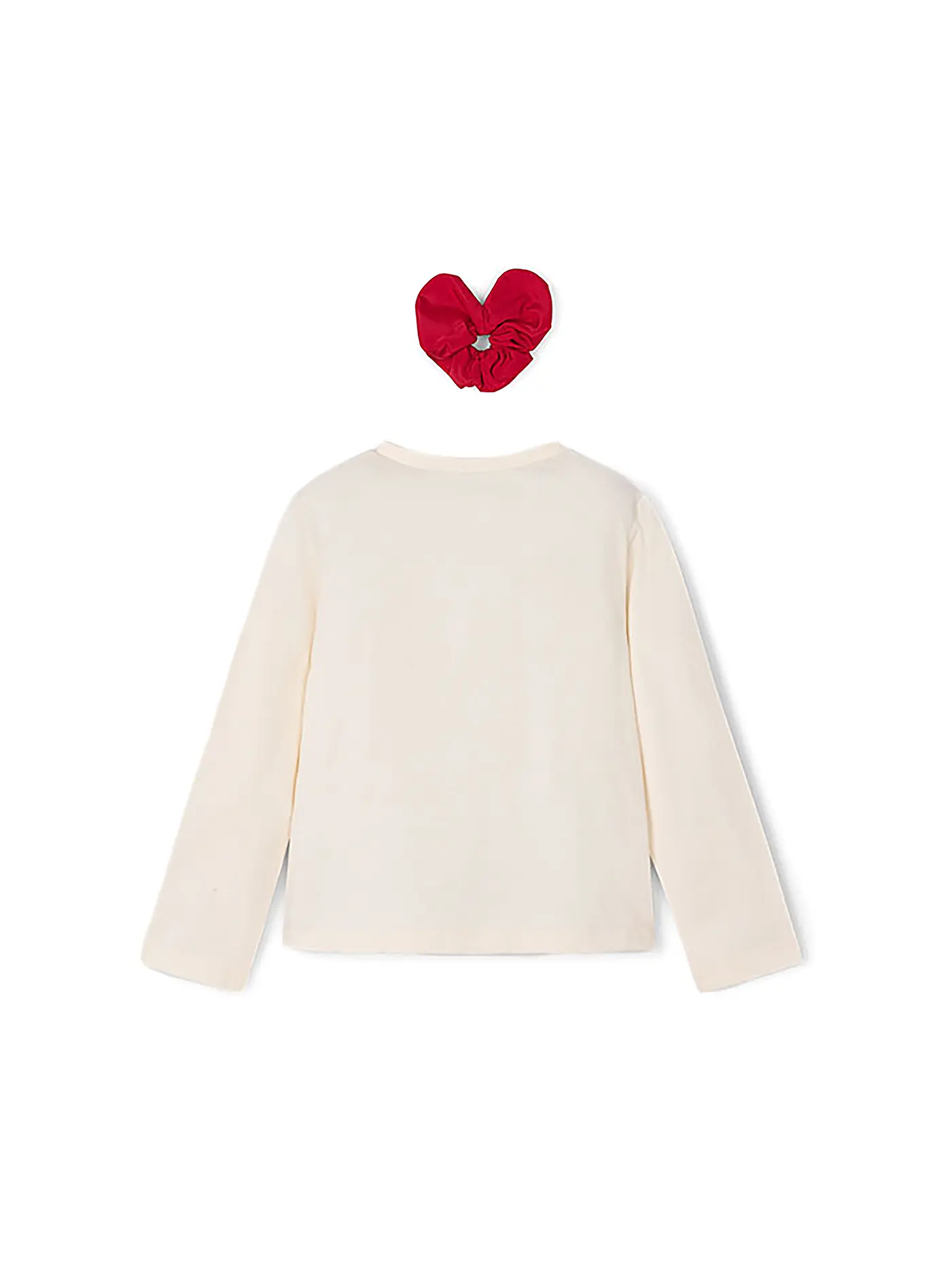 MAYORAL | Mädchen Langarmshirt mit Haargummi | weiss