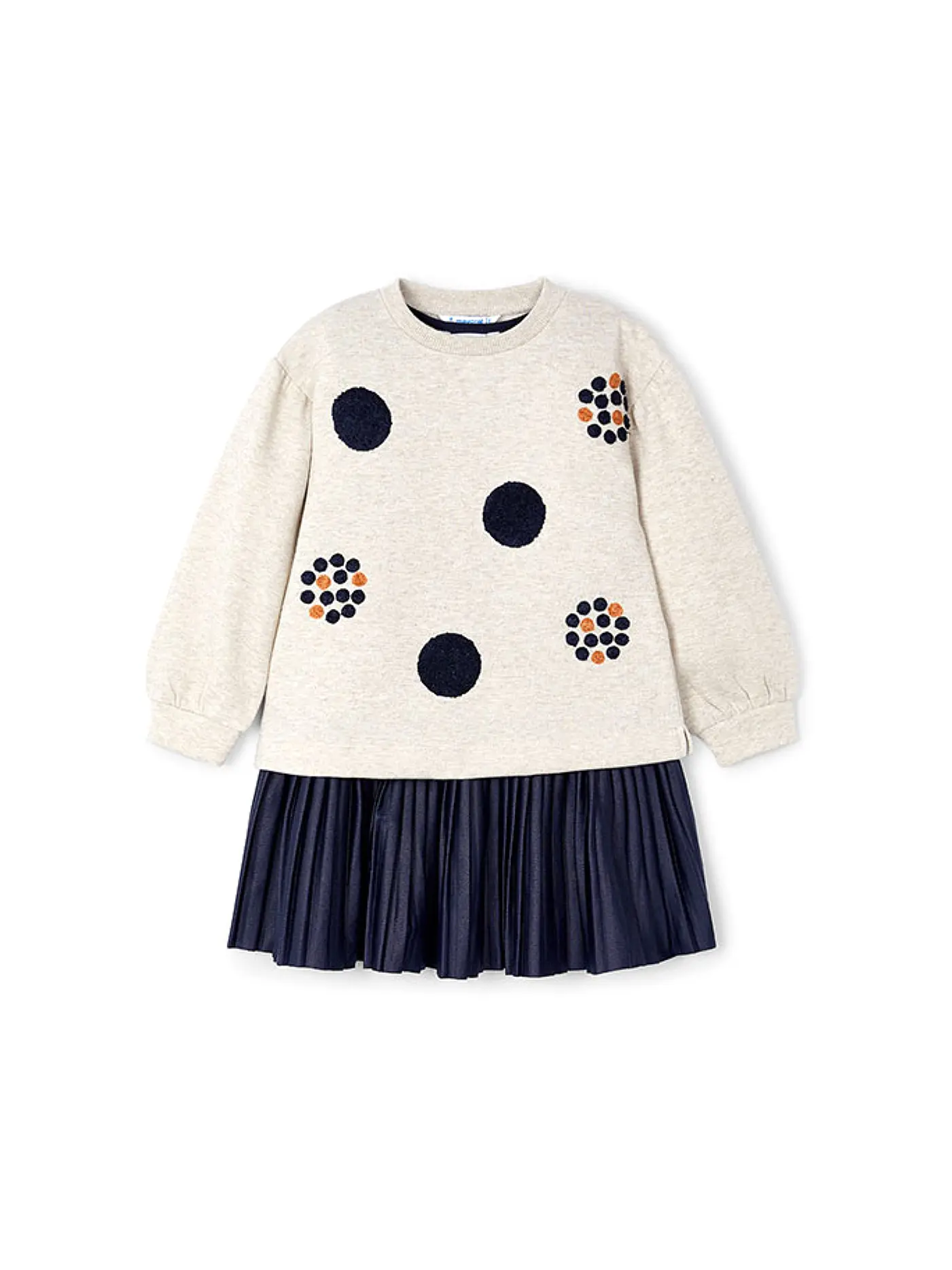 MAYORAL | Mädchen Set 2-teilig Kleid und Pullover | dunkelblau