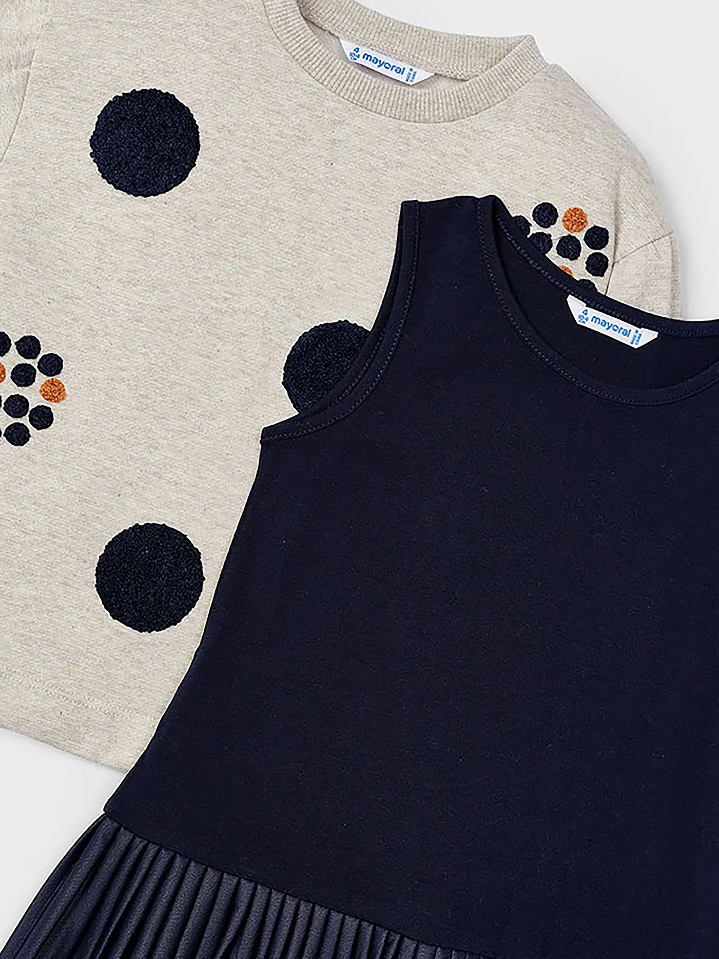 MAYORAL | Mädchen Set 2-teilig Kleid und Pullover | dunkelblau