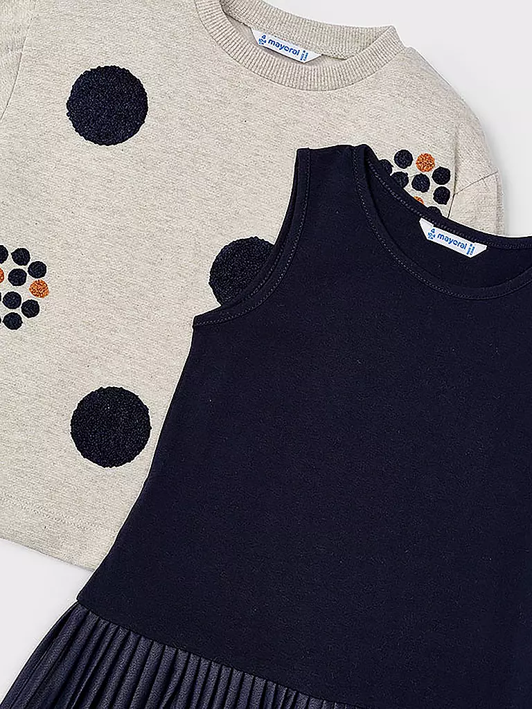 MAYORAL | Mädchen Set 2-teilig Kleid und Pullover | dunkelblau