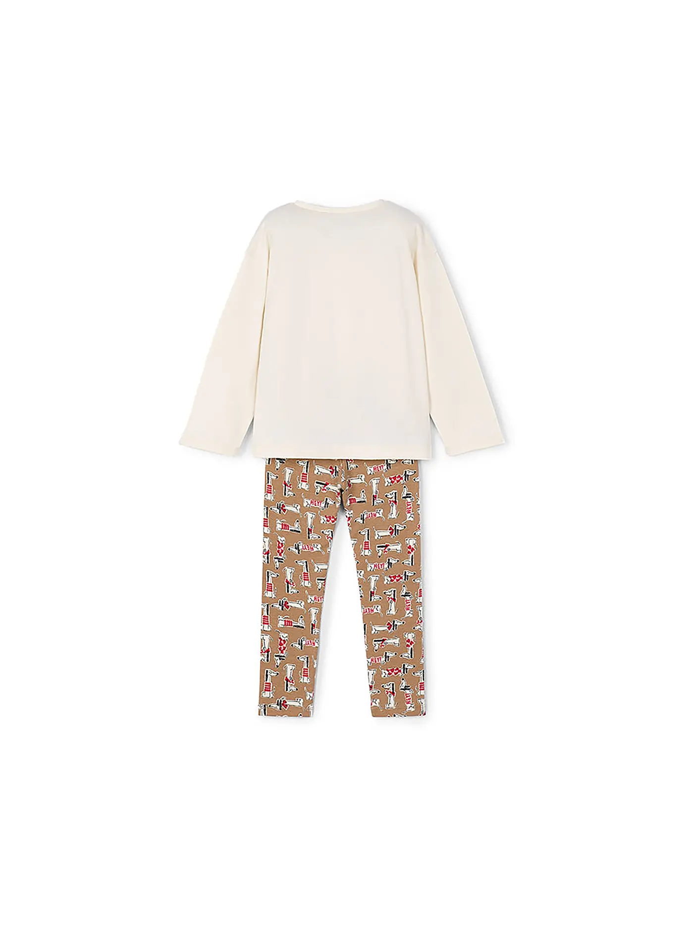 MAYORAL | Mädchen Set 2-teilig Langarmshirt und Leggings | weiss