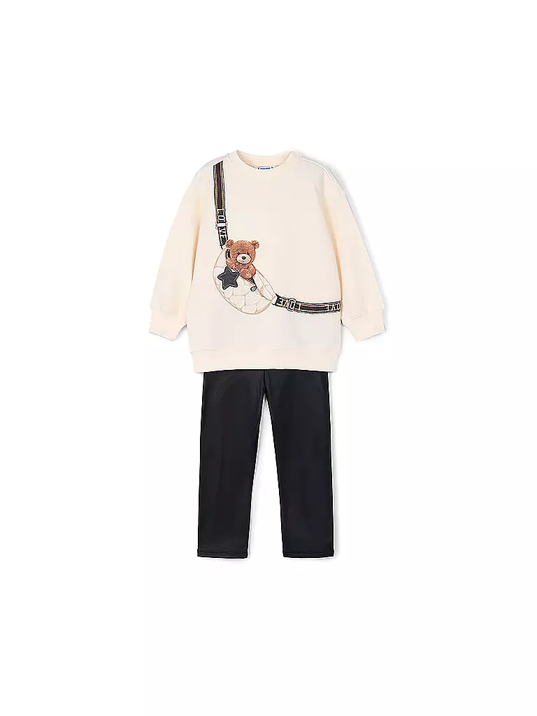 MAYORAL | Mädchen Set 2-teilig Pullover und Leggings | schwarz