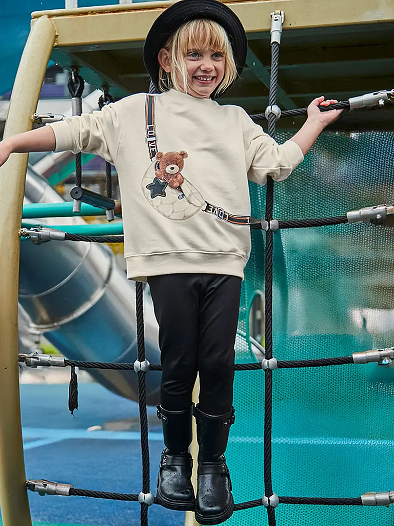 MAYORAL | Mädchen Set 2-teilig Pullover und Leggings | schwarz