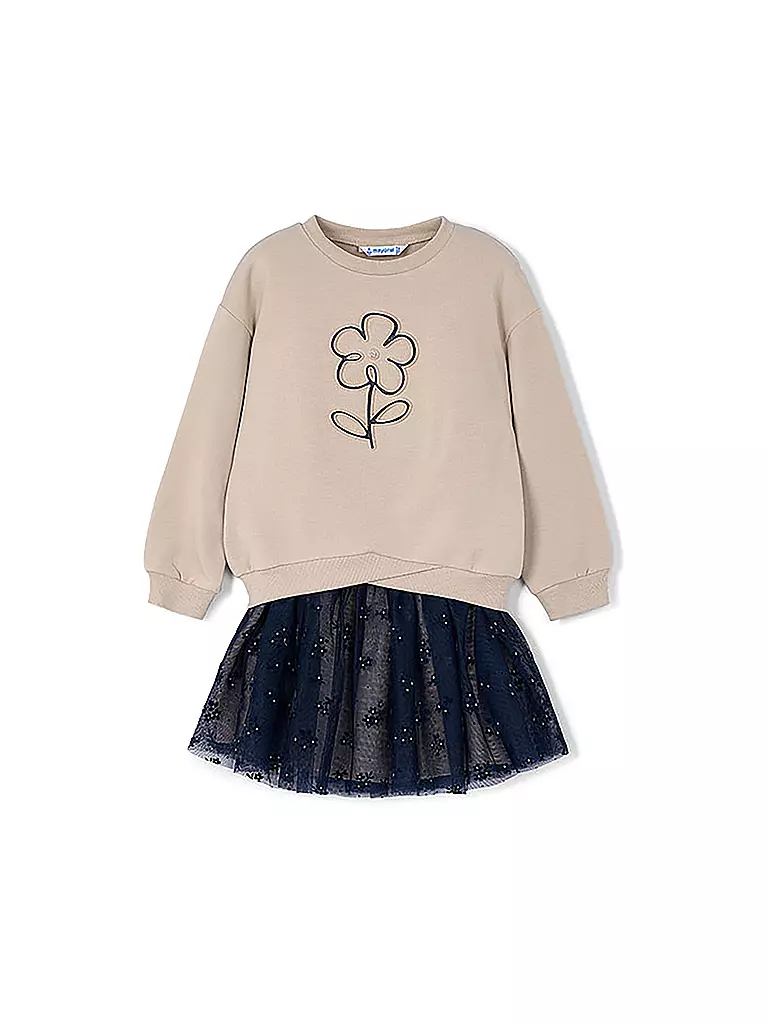 MAYORAL | Mädchen Set 2-teilig Pullover und Rock | dunkelblau