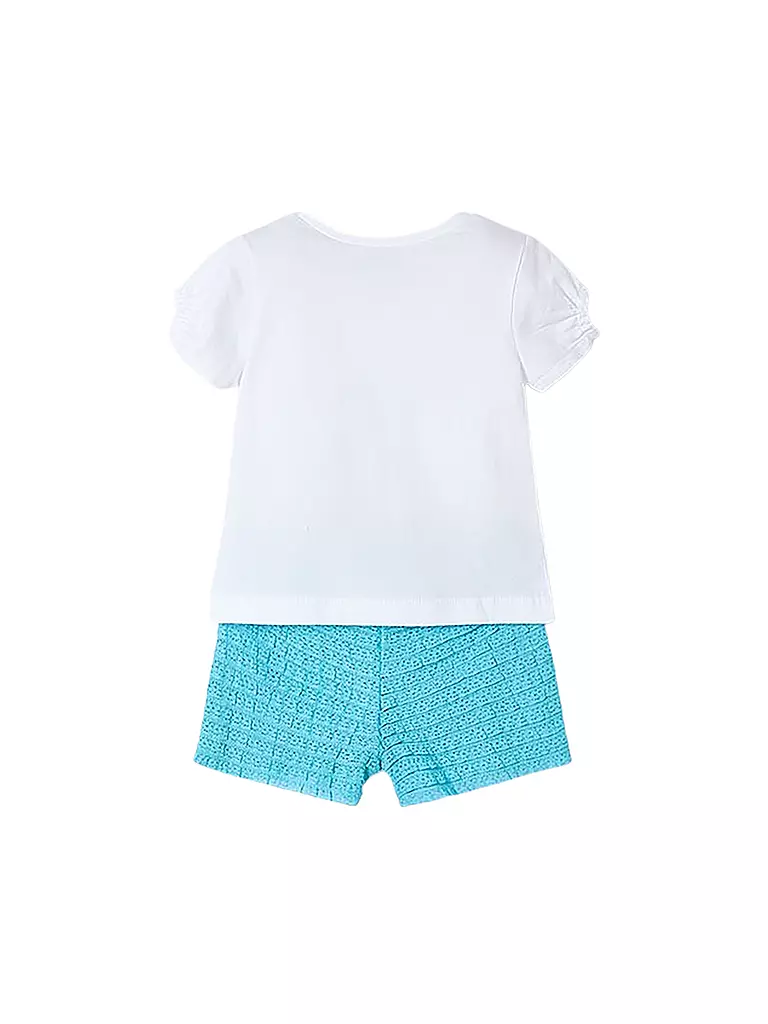 MAYORAL | Mädchen Set 2-teilig T-Shirts und Shorts | türkis