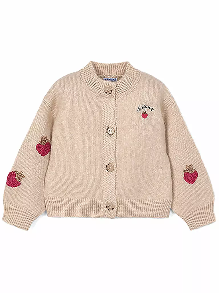 MAYORAL | Mädchen Strickjacke  | beige