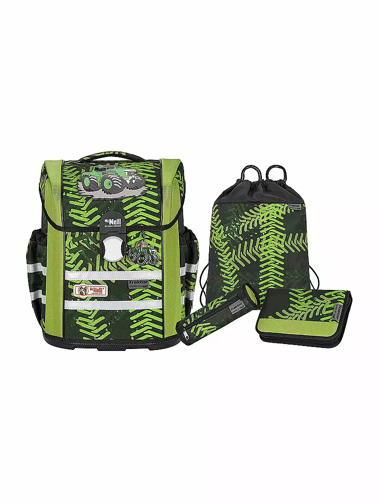 MC NEILL | Schultaschen Set 4tlg Mc Addy Ergo Mac Traktor | grün