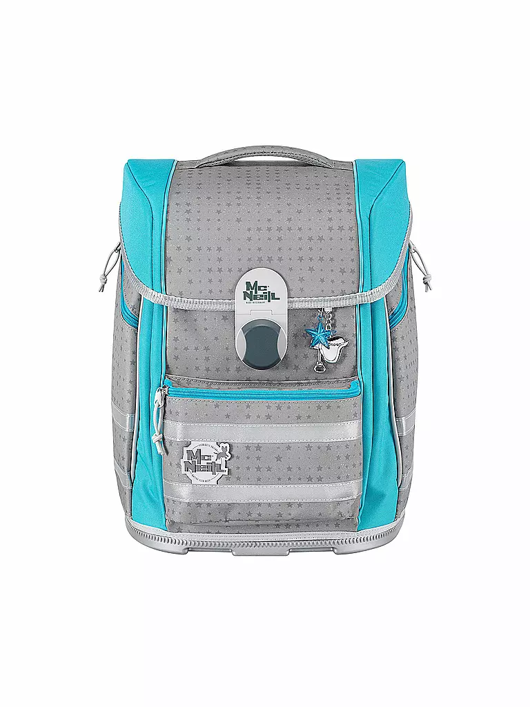 MC NEILL | Schultaschen Set Biggy 5tlg Star | grau