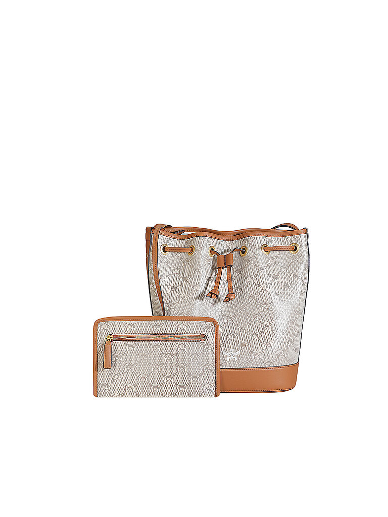 MCM Tasche - Bucket Bag HIMMEL Medium beige