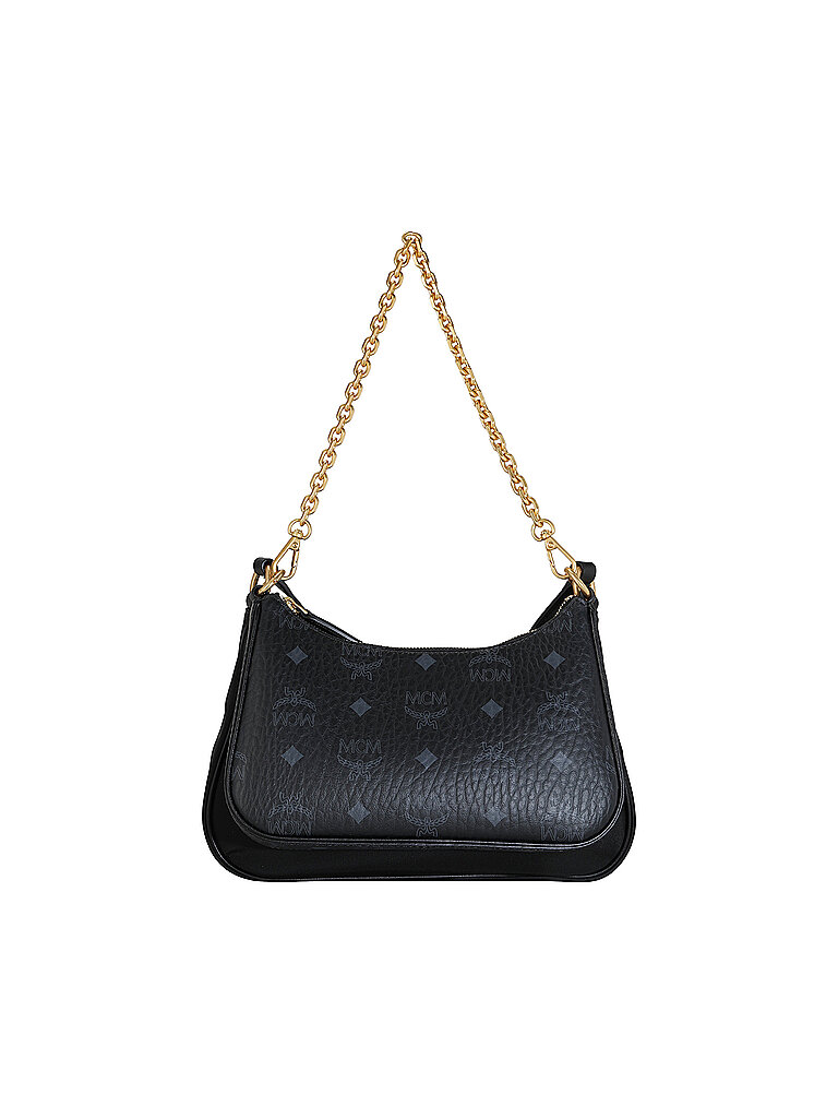MCM Ledertasche - Umhängetasche AREN Small schwarz