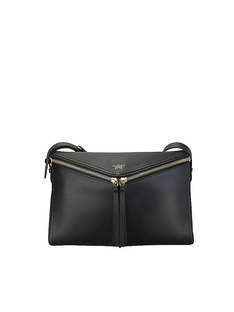 MCM Ledertasche - Umhängetasche DIAMANT schwarz