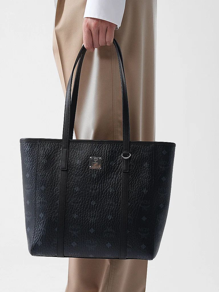 MCM Toni Top-zip Shopper Noir One Size 2