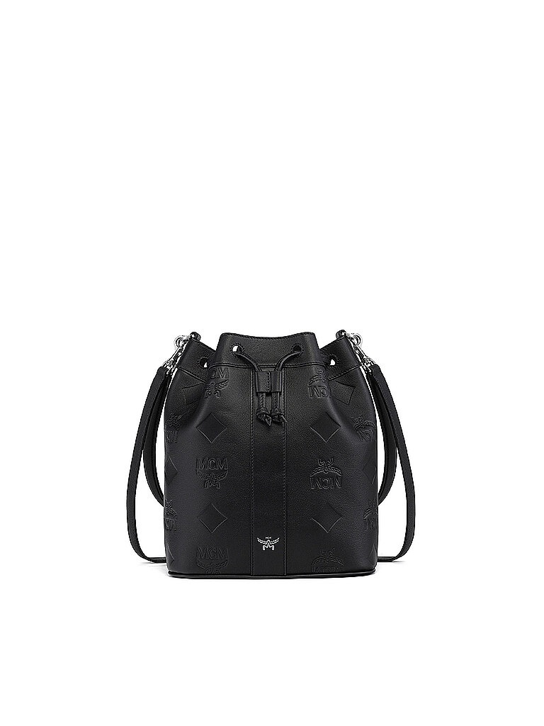 Ledertasche - Bucket Bag DESSAU Medium schwarz damen