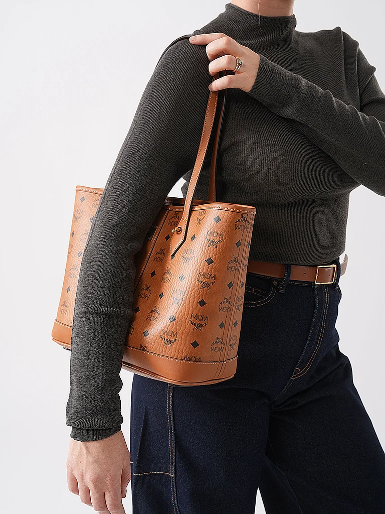 MCM Sac - Cabas LIZ Small marron