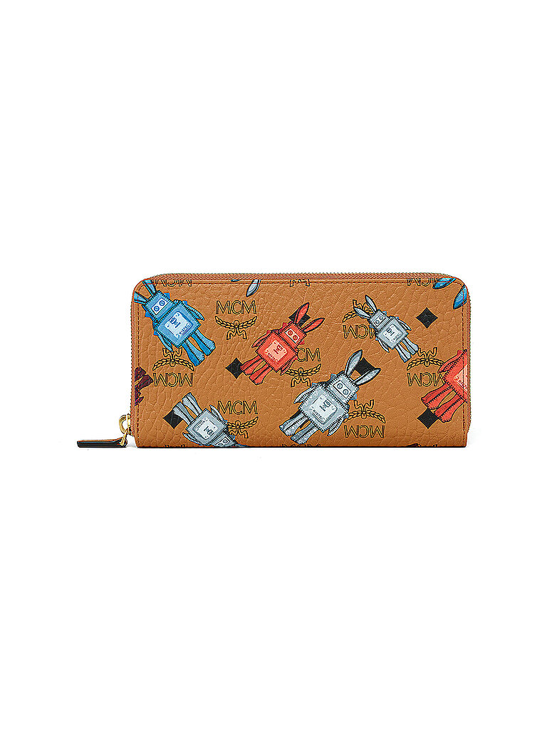 MCM Aren Wallet Brown 3