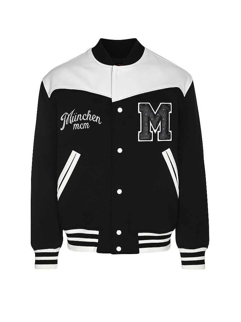 MCM Blouson COL PONTE VARSITY schwarz