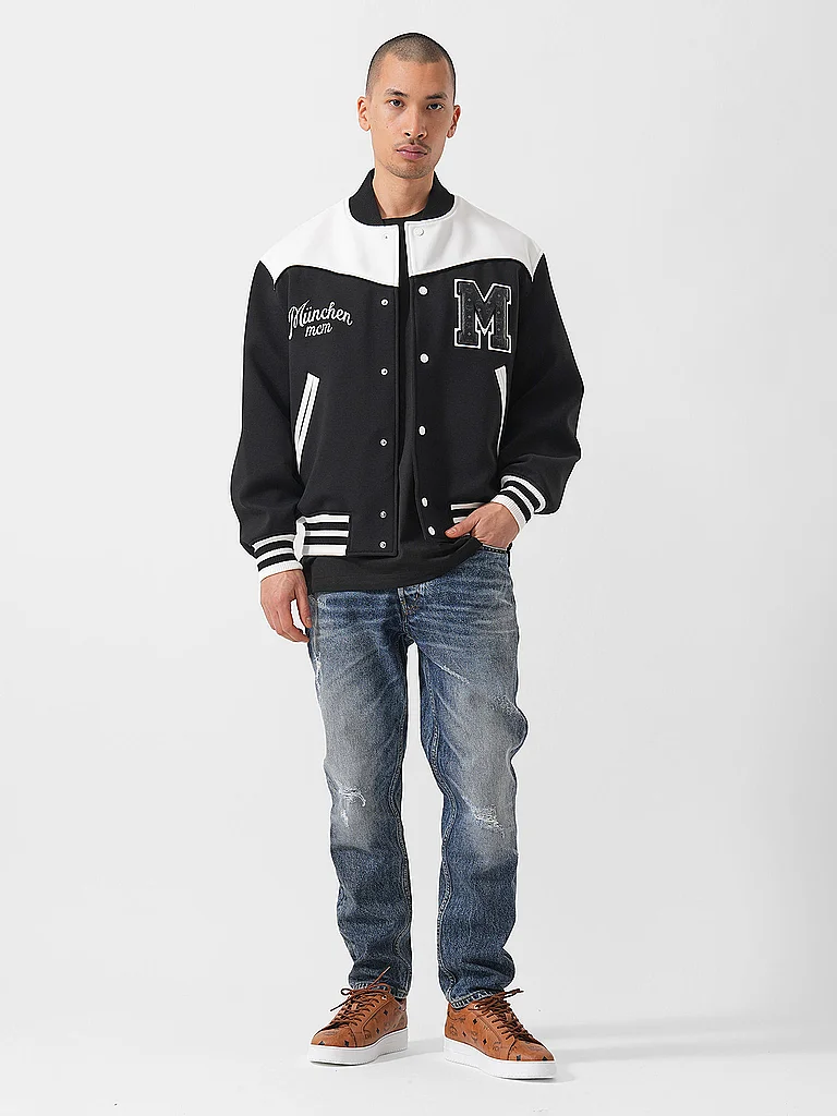 MCM Col Ponte Varsity Jacket Black Size M 2