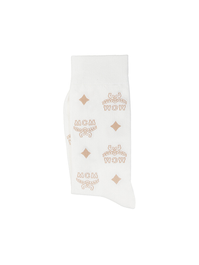Socken weiss/beige beige M/L damen