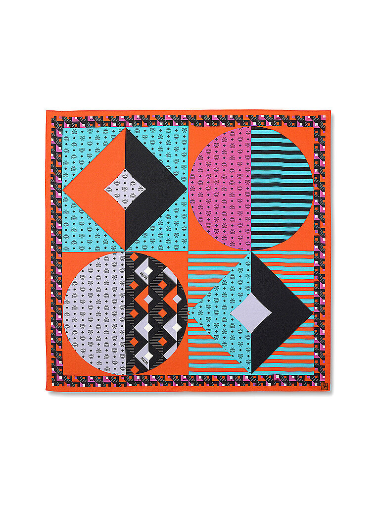 MCM Seidentuch orange