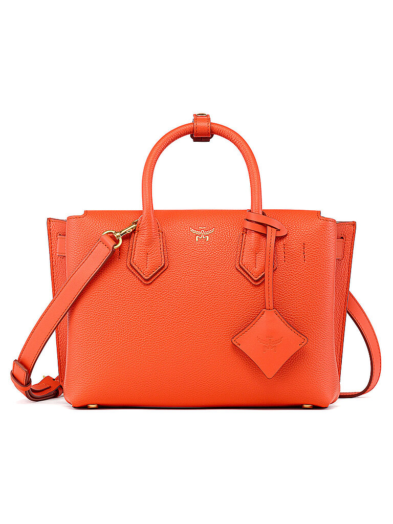 MCM Ledertasche - Henkeltasche MILLA orange