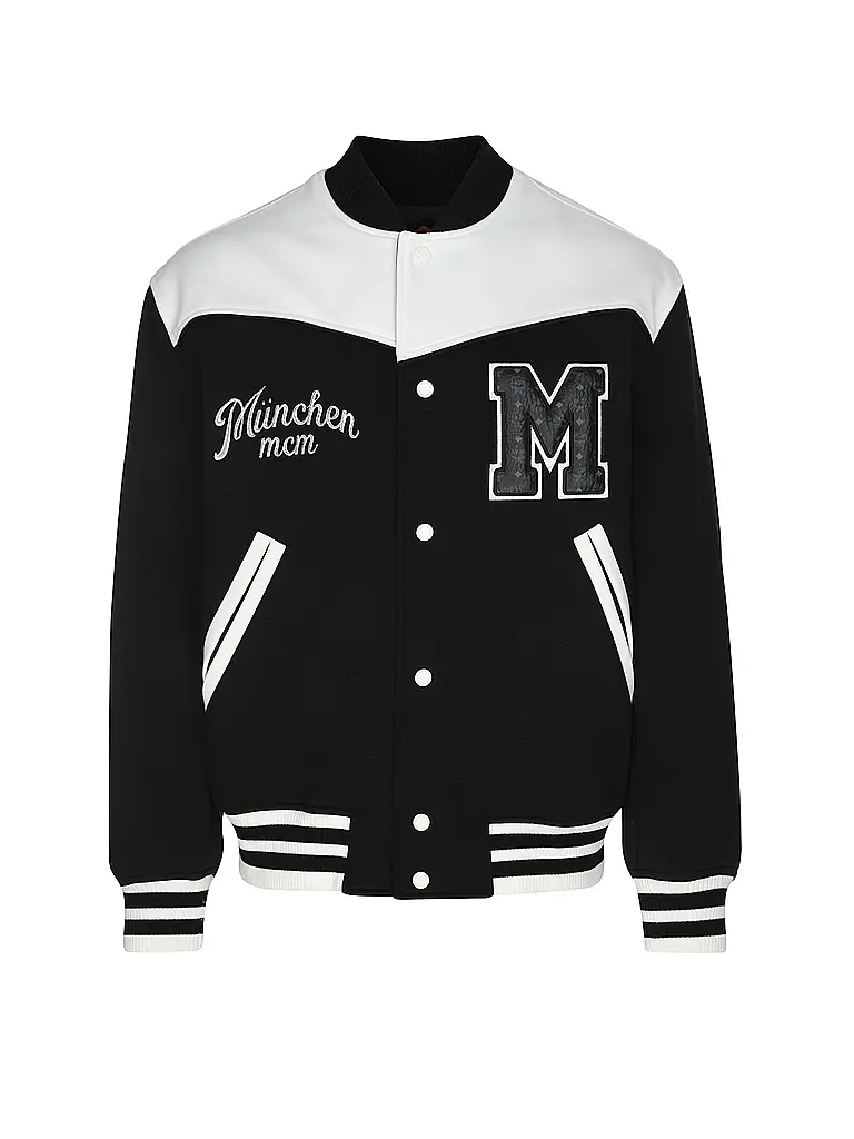 MCM | Blouson COL PONTE VARSITY | Schwarz