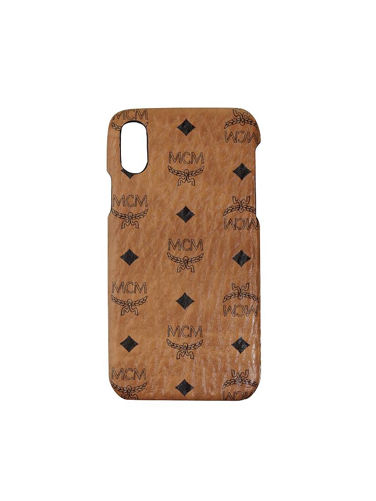 MCM | Handyhülle - Smartphone Case fü IPhone X "Visetos" | braun