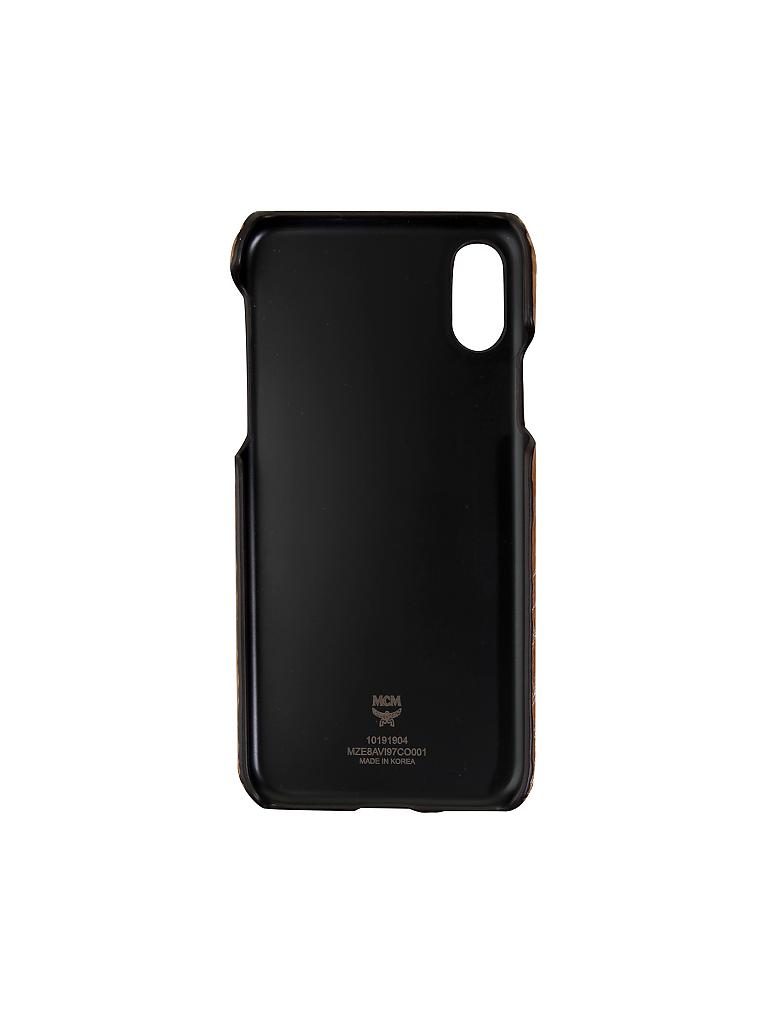 MCM | Handyhülle - Smartphone Case fü IPhone X "Visetos" | braun