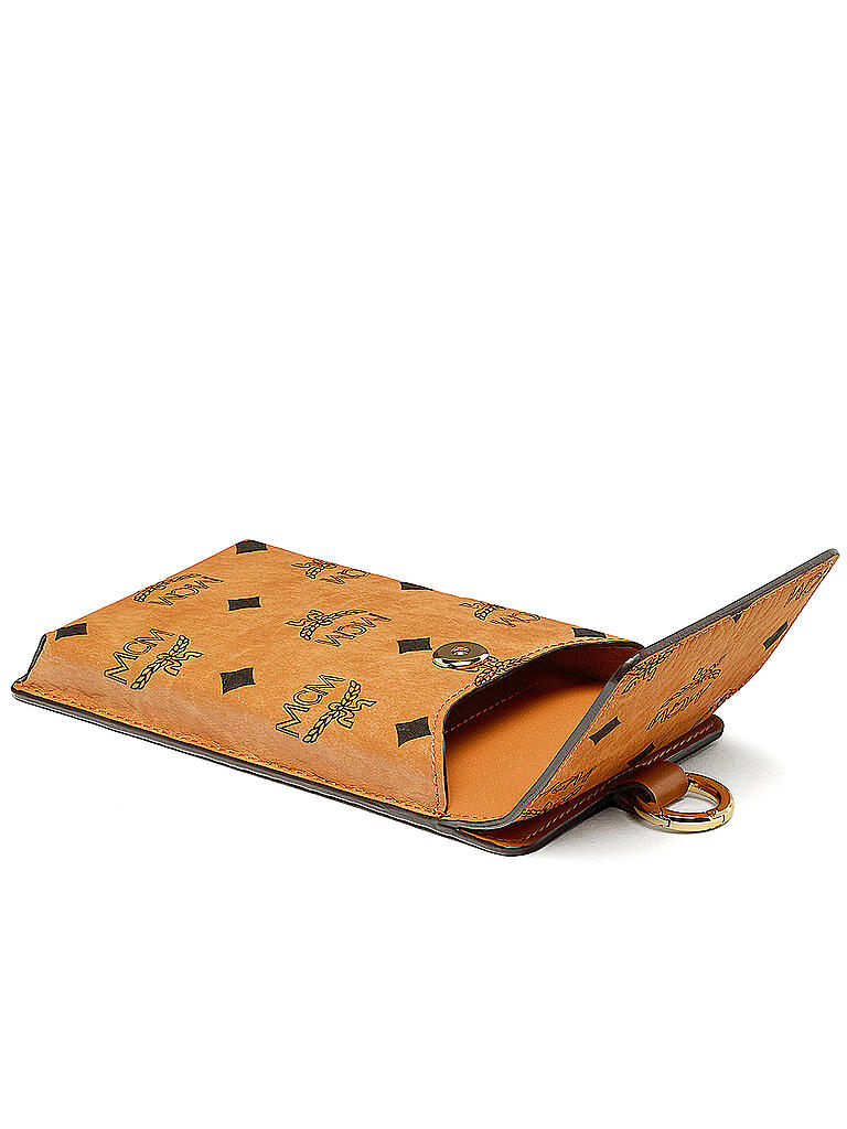 MCM Handytasche Visetos beige 