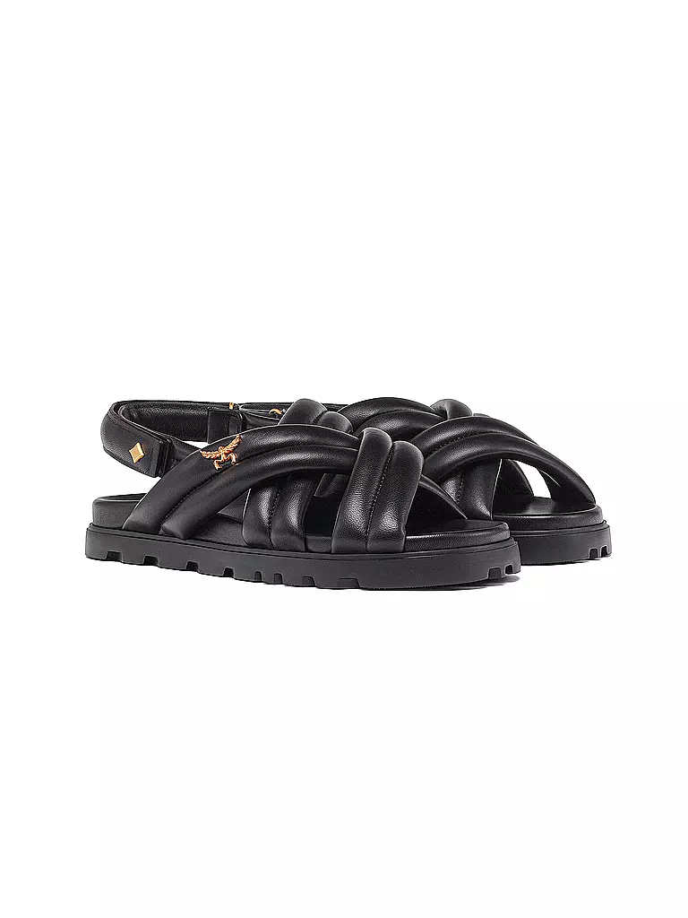 MCM | Ledersandalen  | schwarz