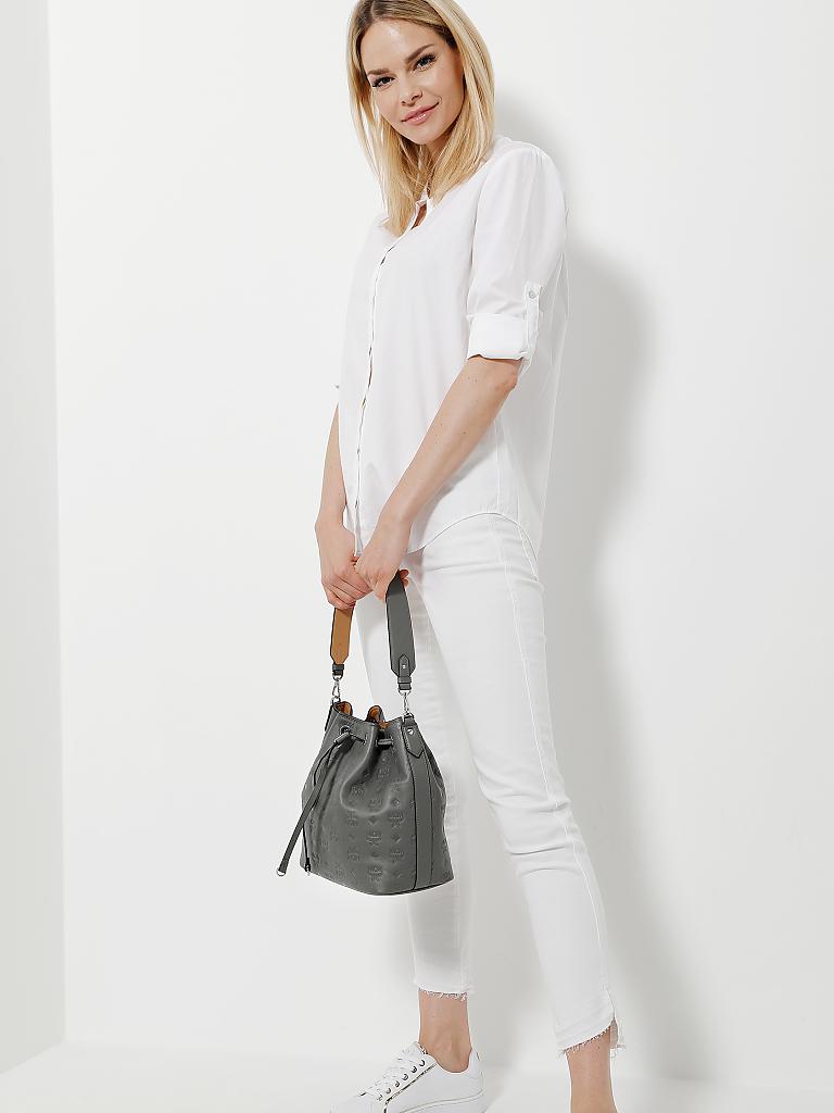 MCM | Ledertasche - Beuteltasche "Essential" | grau