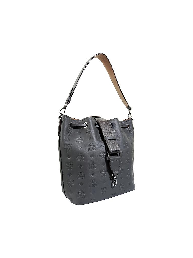 MCM | Ledertasche - Beuteltasche "Essential" | grau