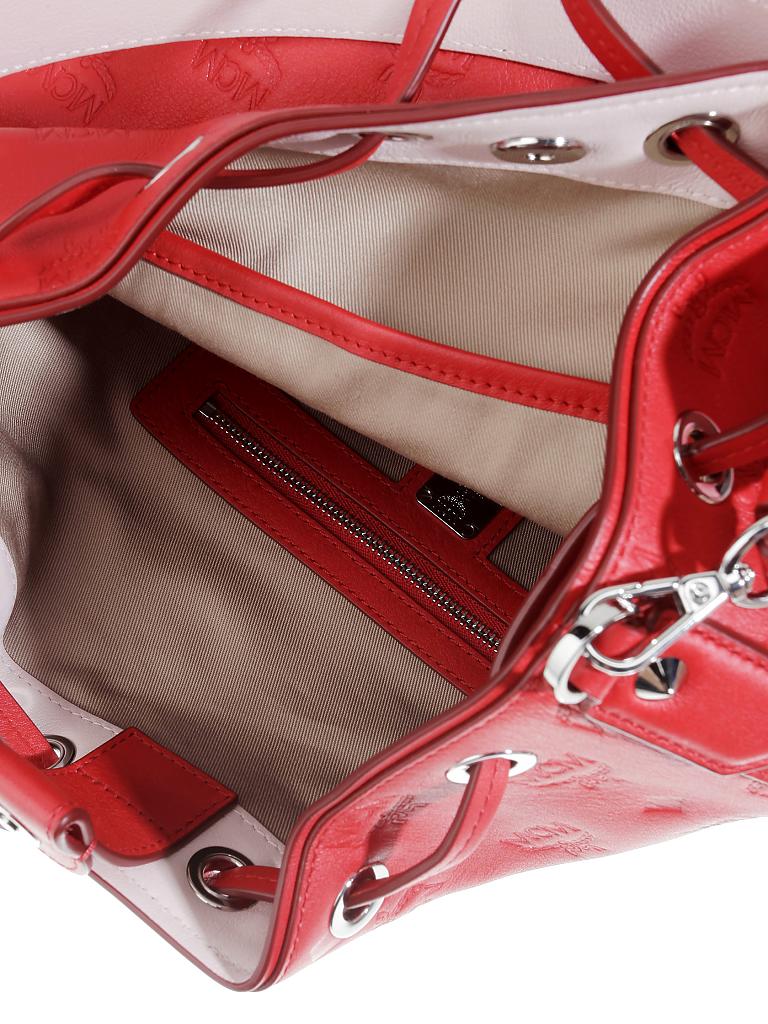 MCM | Ledertasche - Beuteltasche "Essential" | rot