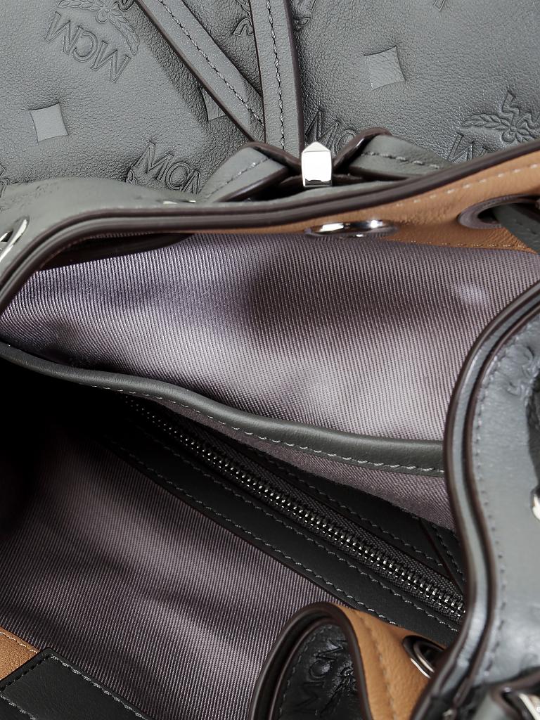 MCM | Ledertasche - Beuteltasche "Essential" | grau