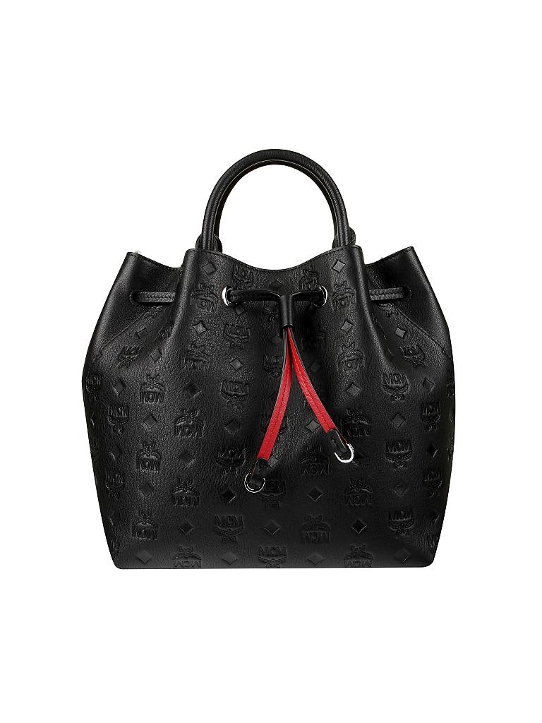 MCM | Ledertasche - Beuteltasche "Klara"  | schwarz