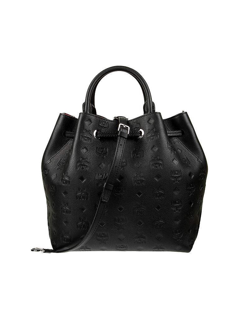 MCM | Ledertasche - Beuteltasche "Klara"  | schwarz