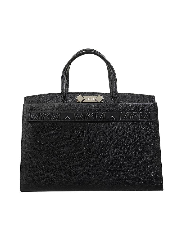 MCM | Ledertasche - Henkeltasche "Milano"  M | schwarz