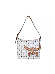 MCM | Ledertasche - Hobo AREN Large  | weiss
