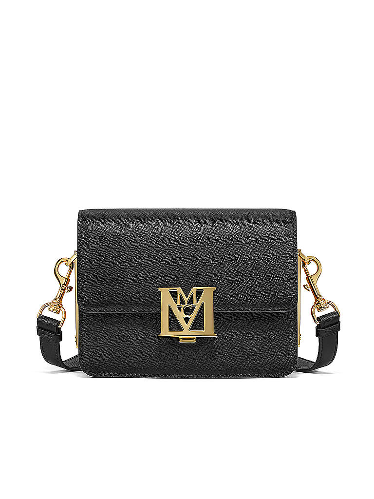 MCM | Ledertasche - Minibag Mena Visetos | schwarz