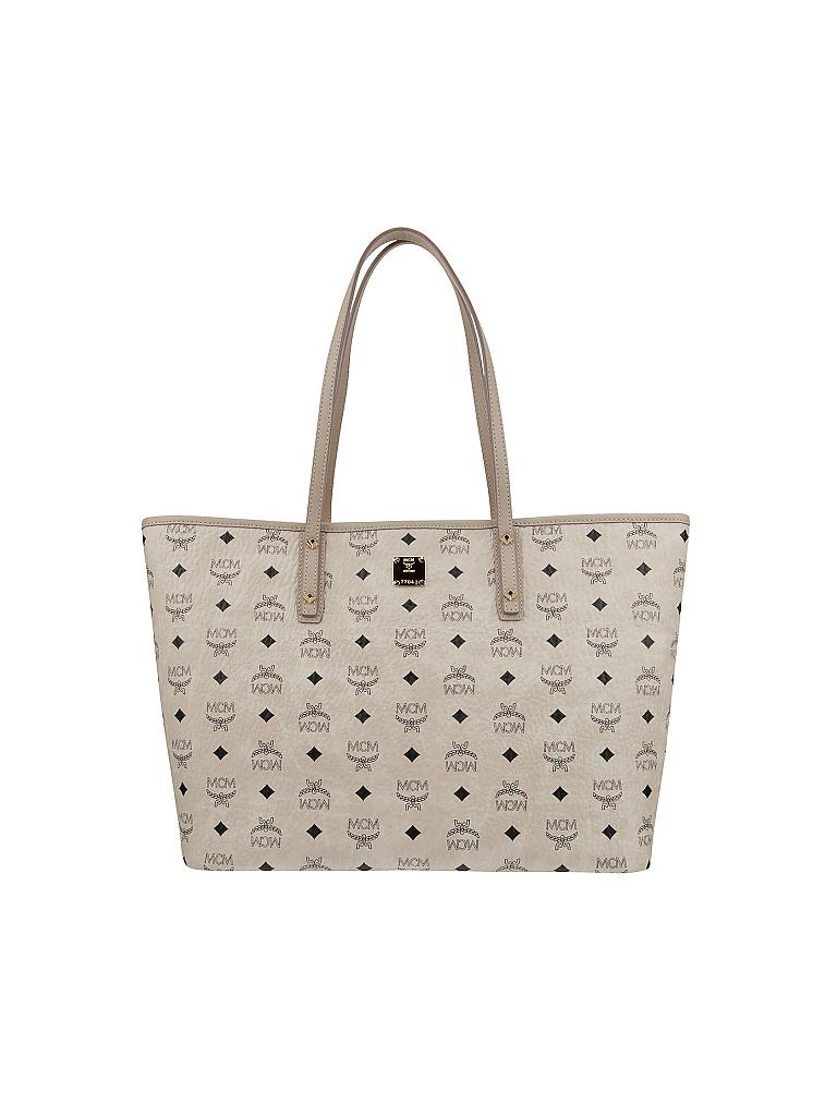 MCM | Ledertasche - Shopper  "Anya" Medium | beige