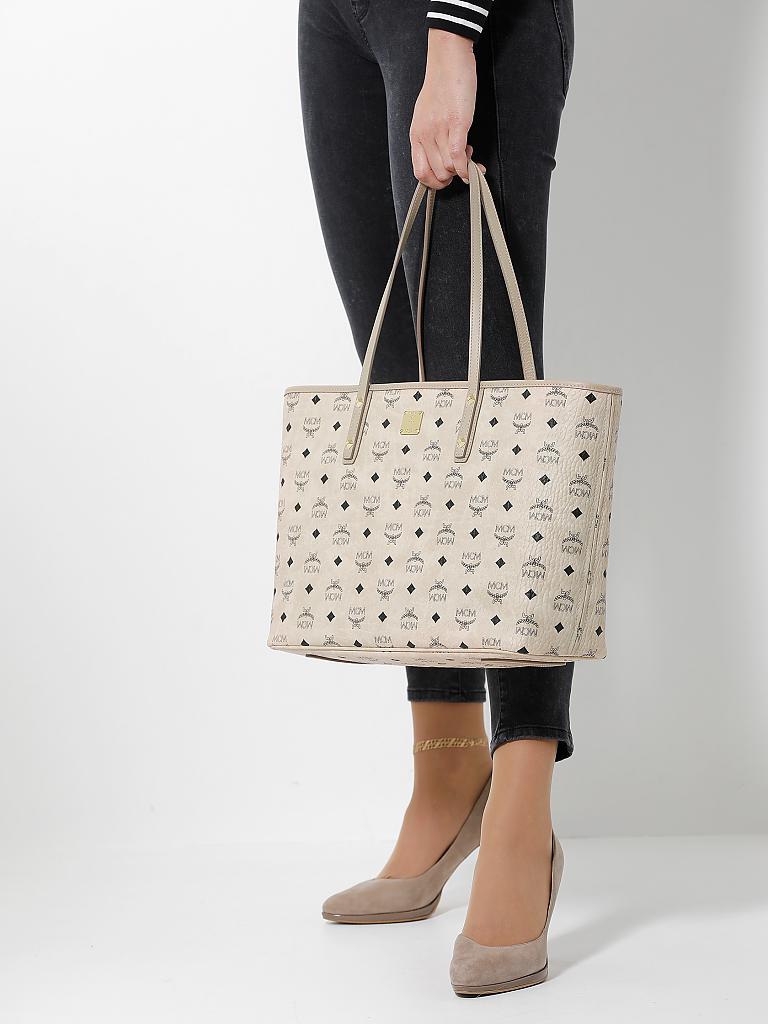 MCM | Ledertasche - Shopper  "Anya" Medium | beige