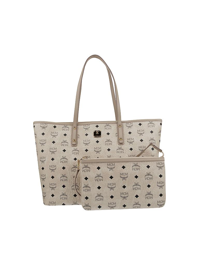 MCM | Ledertasche - Shopper  "Anya" Medium | beige