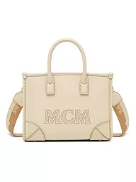 MCM | Ledertasche - Tote Bag MÜNCHEN MINI | creme