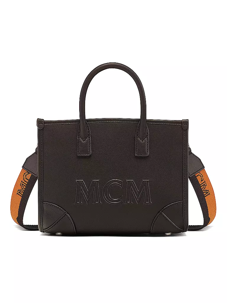 MCM | Ledertasche - Tote Bag MÜNCHEN MINI | schwarz