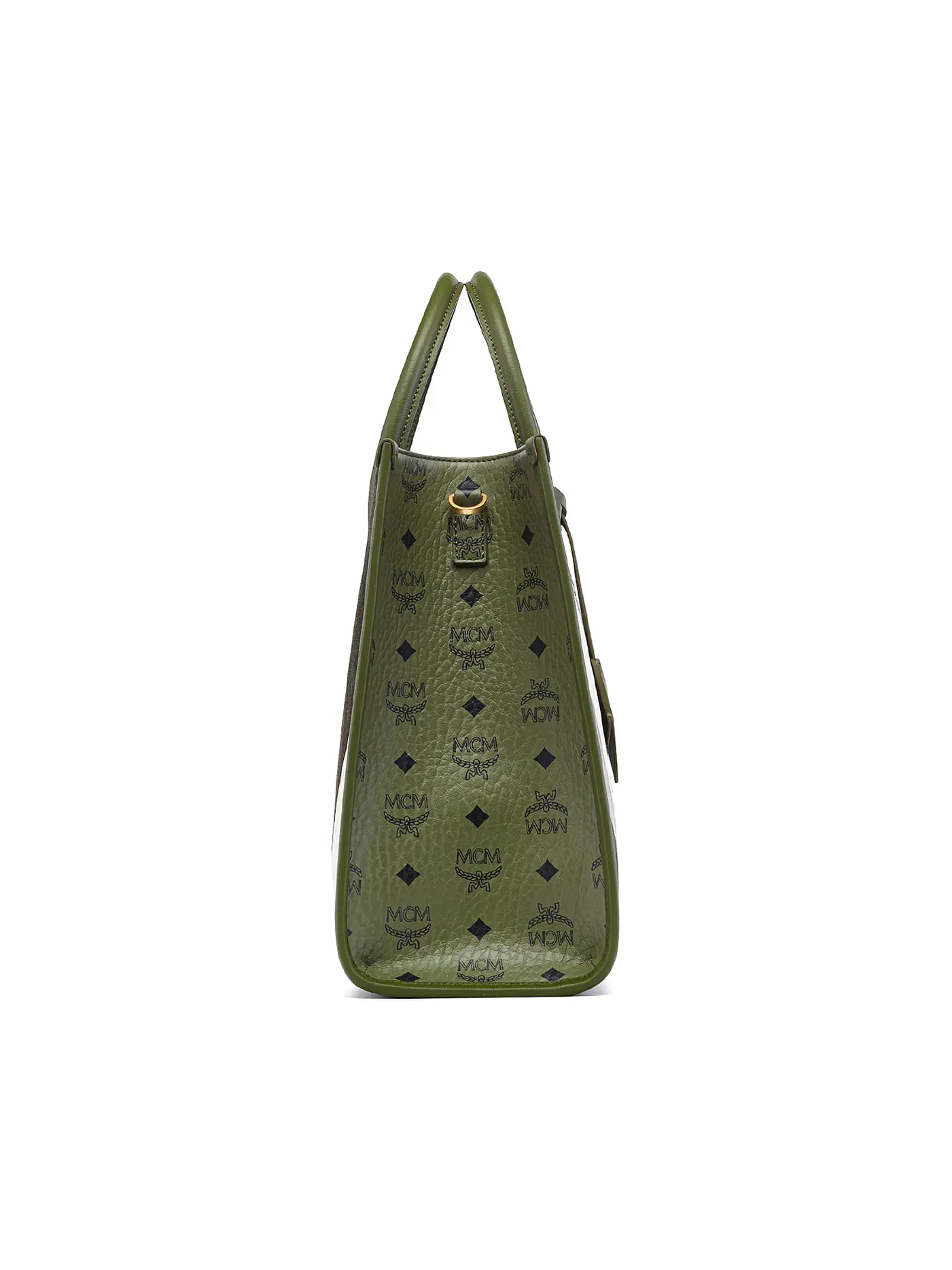MCM | Ledertasche - Tote Bag MUNCHEN | olive