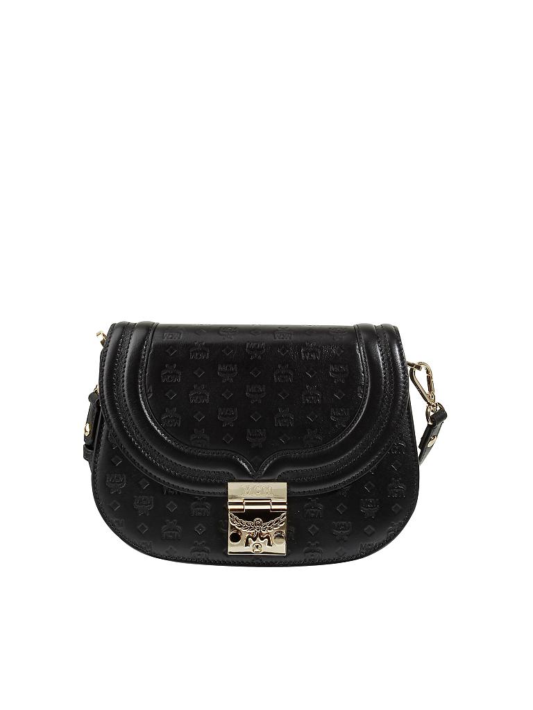 MCM | Ledertasche - Umhängetasche | schwarz