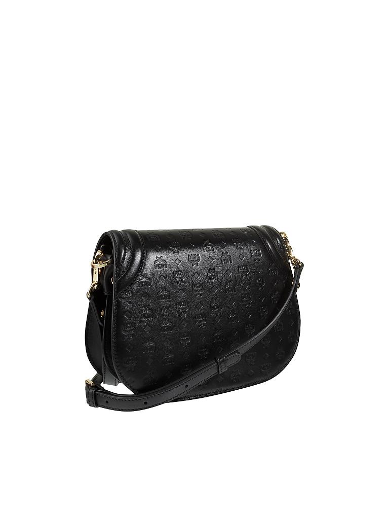 MCM | Ledertasche - Umhängetasche | schwarz