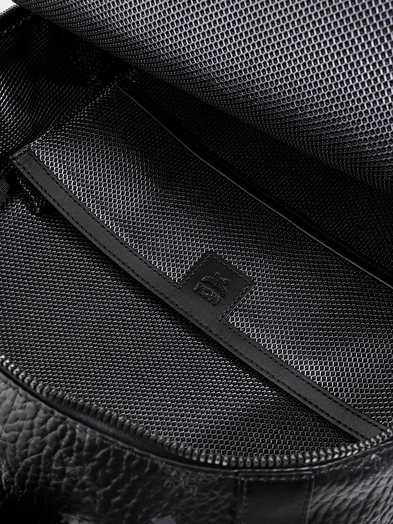 MCM | Rucksack / Gürteltasche 2 in 1 "Jemison Visetos" | schwarz