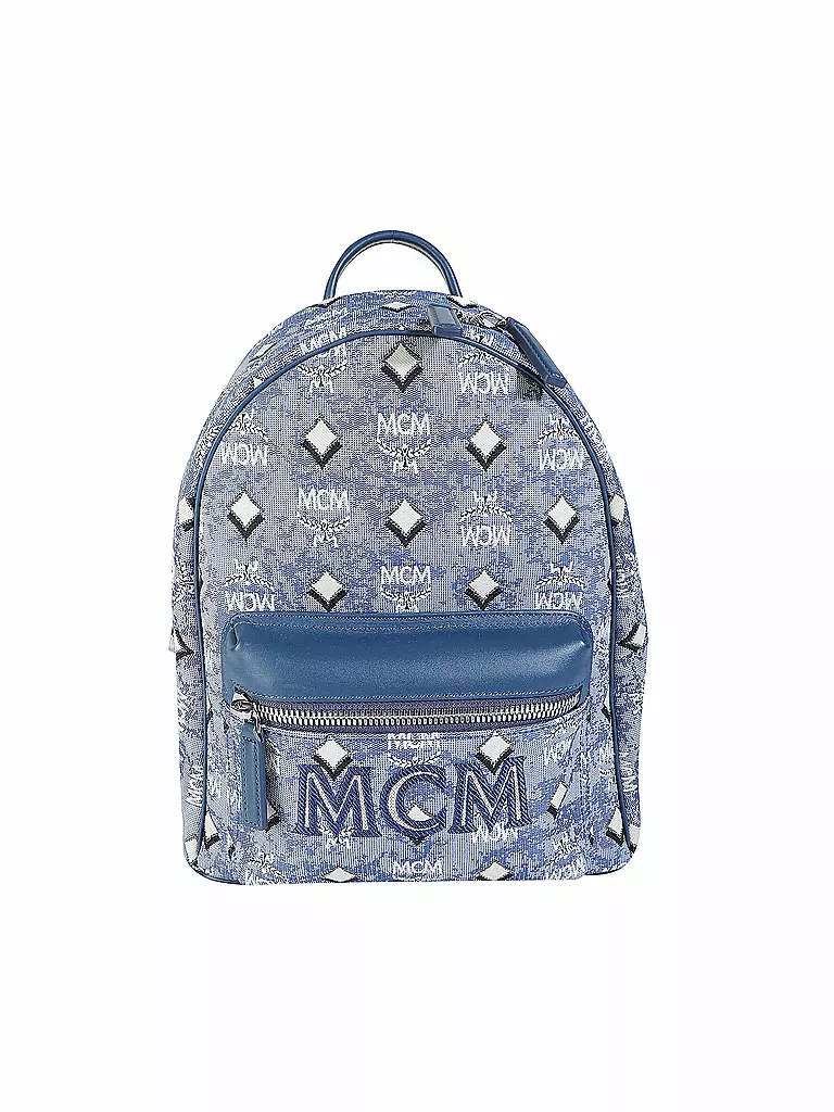 MCM | Rucksack Vintage Jacquard | blau